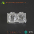 Rectangular Clear transparent plastic egg tray